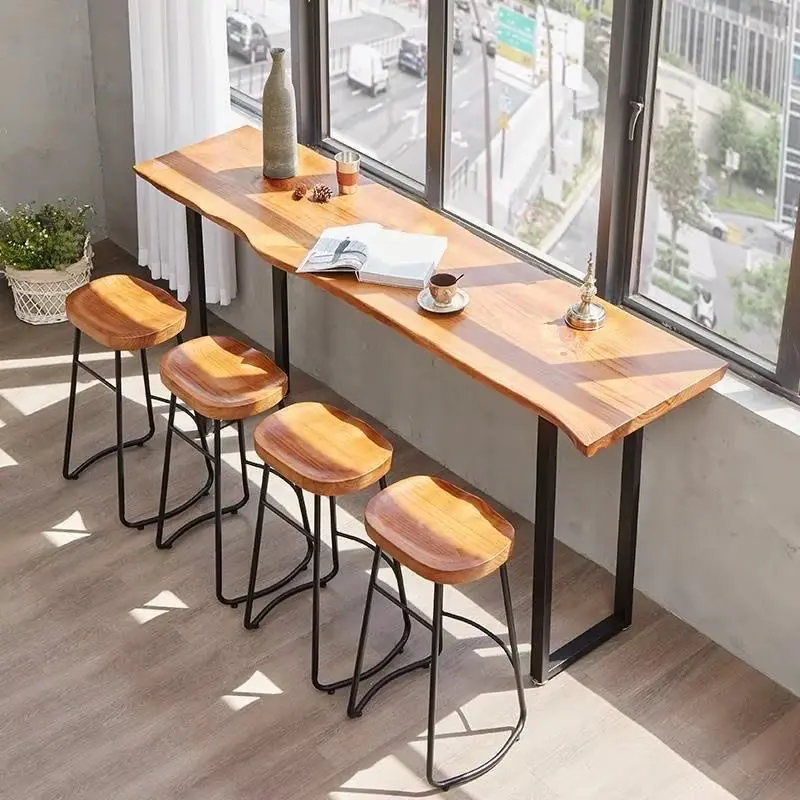 Custom industrial collaboration table by IronEdge Designs